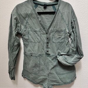 Distressed Long Sleeve Jumper